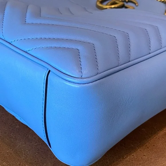 Gucci GG Marmont Chain Tote Matelasse Leather - Picture 10 of 15